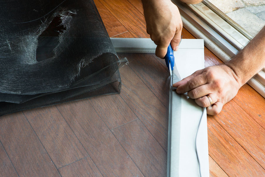 Window screen repair